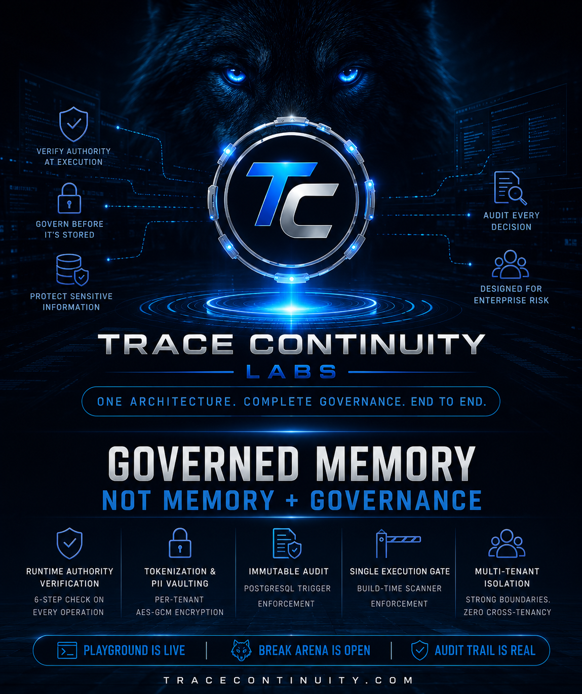 Trace Continuity Labs — Every Decision Begins With Authority.
